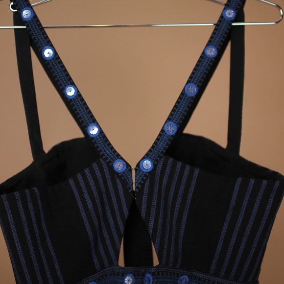 BCBG Embroidered Cocktail Dress - Picture 8 of 8